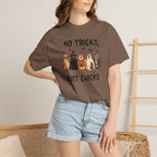 No Tricks Just Chicks, Funny Halloween Chickens in Costumes, Comfort Colors Tee