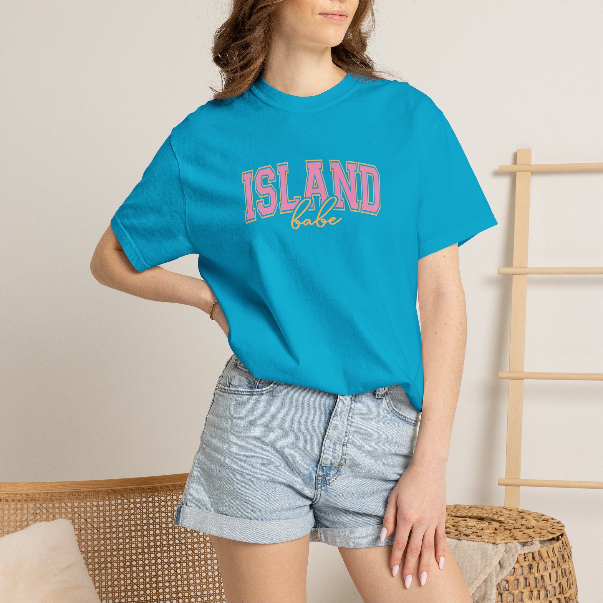 Island Babe, Cute Summer, Beach, Vacation Comfort Colors Tee