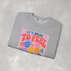 It's Okay to Feel All the Feels Gildan Unisex Heavy Blend™ Crewneck Sweatshirt for OT, PT, Speech, School Therapists
