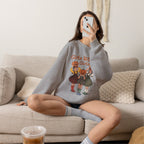 Girls Will Be Girls, Funny Retro Vintage Halloween, Unisex Heavy Blend™ Crewneck Sweatshirt