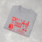 Football Season, Touchdown, Gameday, Cute Gildan Unisex Softstyle T-Shirt