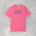 Coffee Weather Distressed Comfort Colors Unisex Garment-Dyed T-shirt