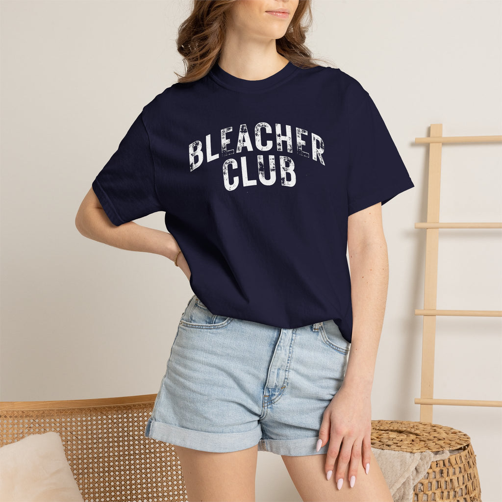 Bleacher Club, Funny Unisex Comfort Colors Tee for Sports Parents, Family