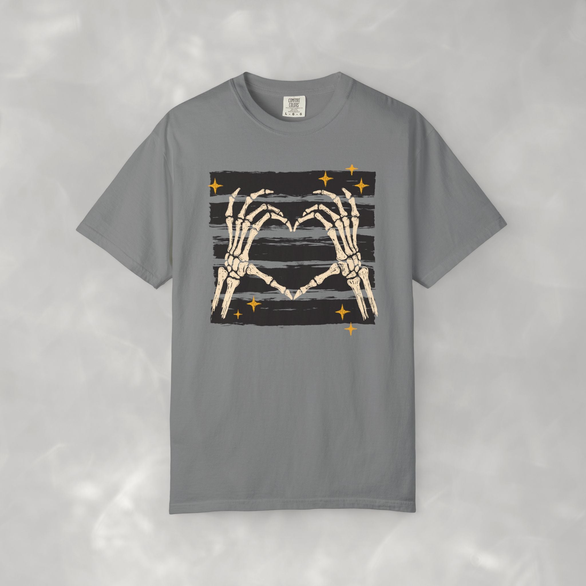 Spooky Skeleton Hands, Cute Halloween Comfort Colors Tee