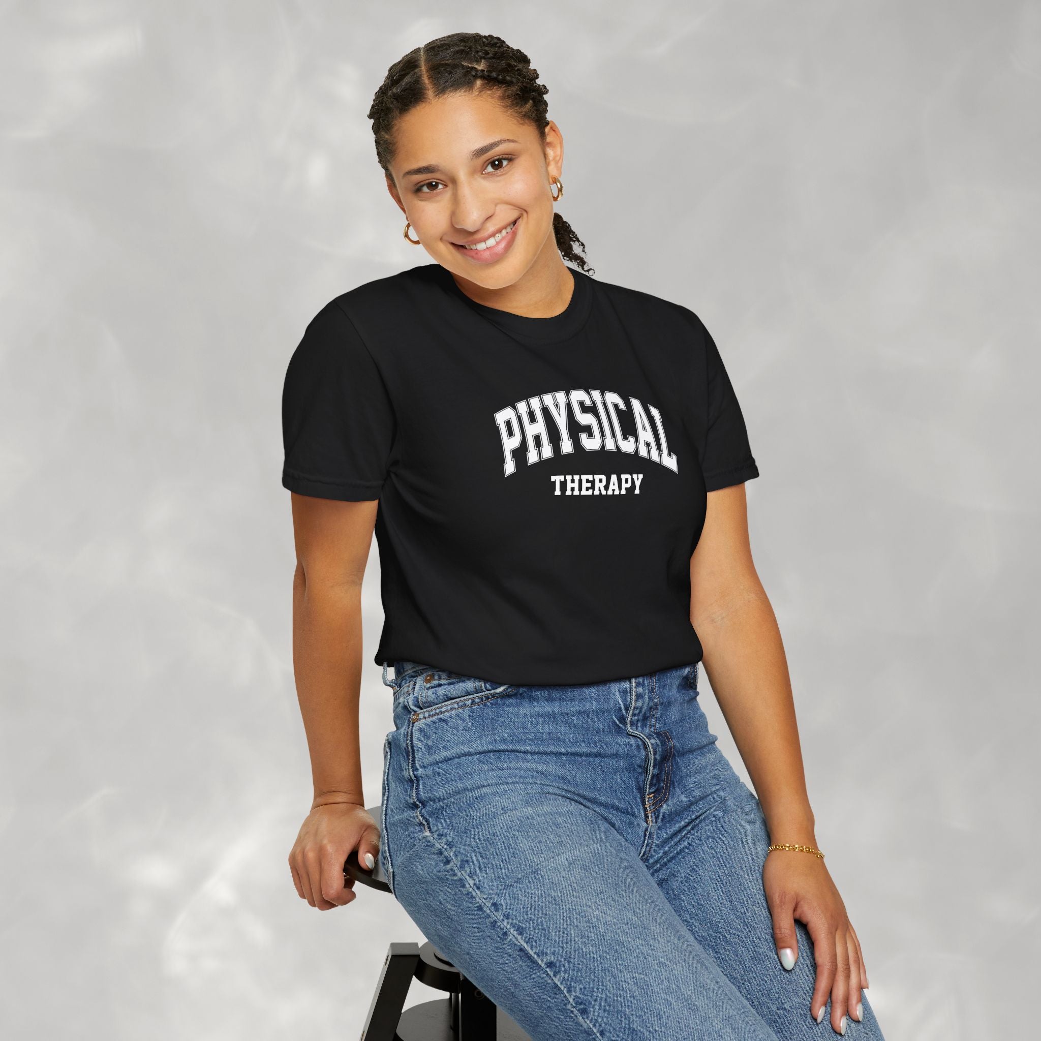 Physical Therapy, Therapist Classic Varsity Style Comfort Colors Tee