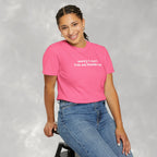 Sorry I Can't I'm an Inside Cat, Funny Cat Lover Comfort Colors Unisex Garment-Dyed T-shirt