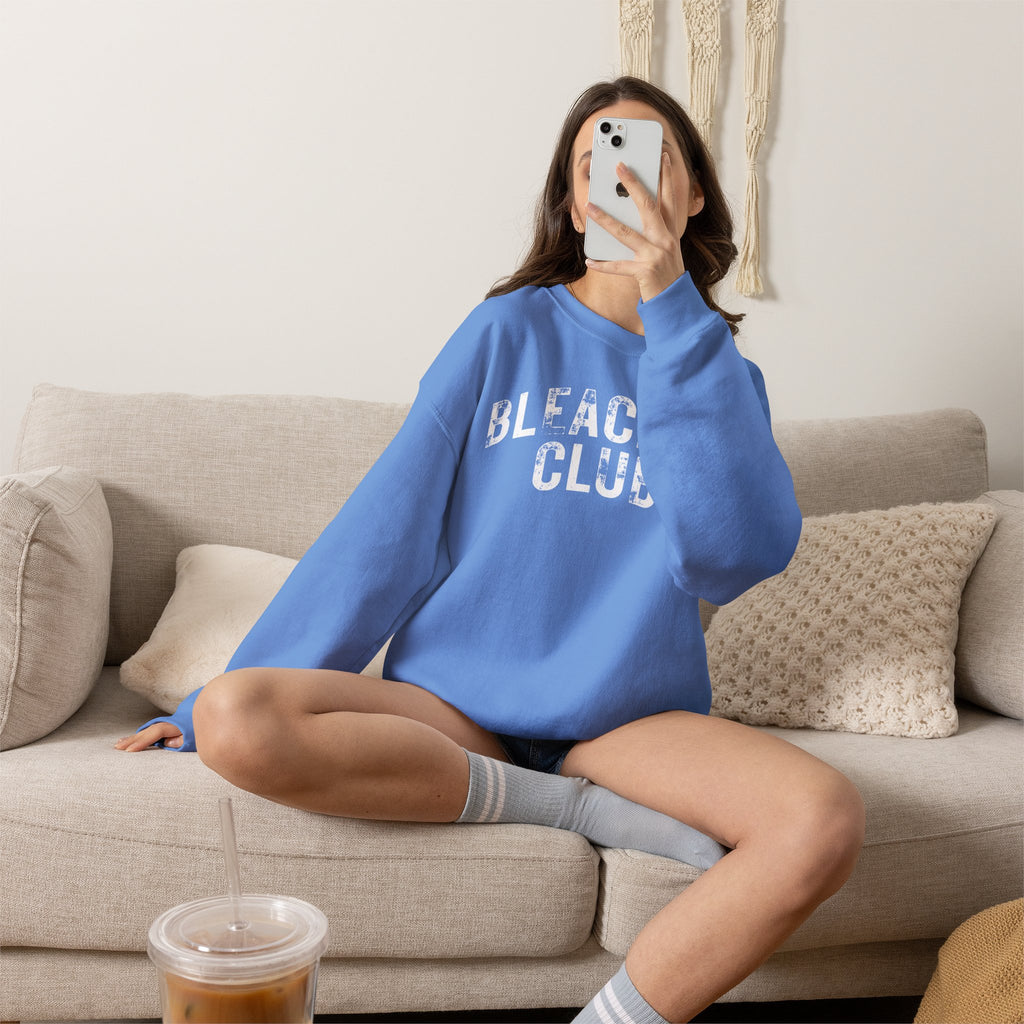 Bleacher Club, Funny Unisex Heavy Blend™ Crewneck Sweatshirt for Sports Parents, Family