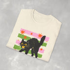 Spooky, Cute Black Cat, Halloween Gildan Unisex Softstyle T-Shirt