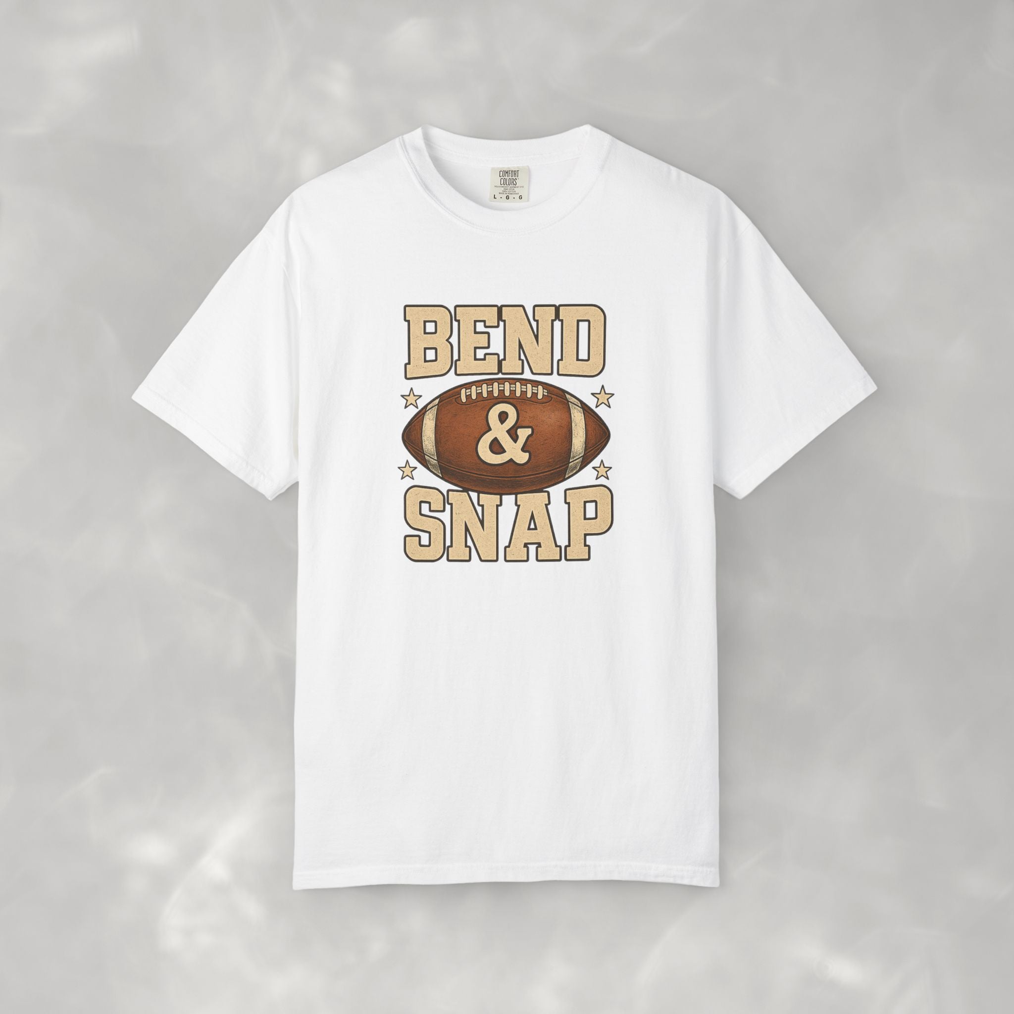 Funny Bend And Snap Football Comfort Colors Tee for Women