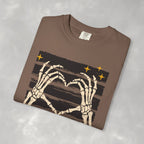 Spooky Skeleton Hands, Cute Halloween Comfort Colors Tee