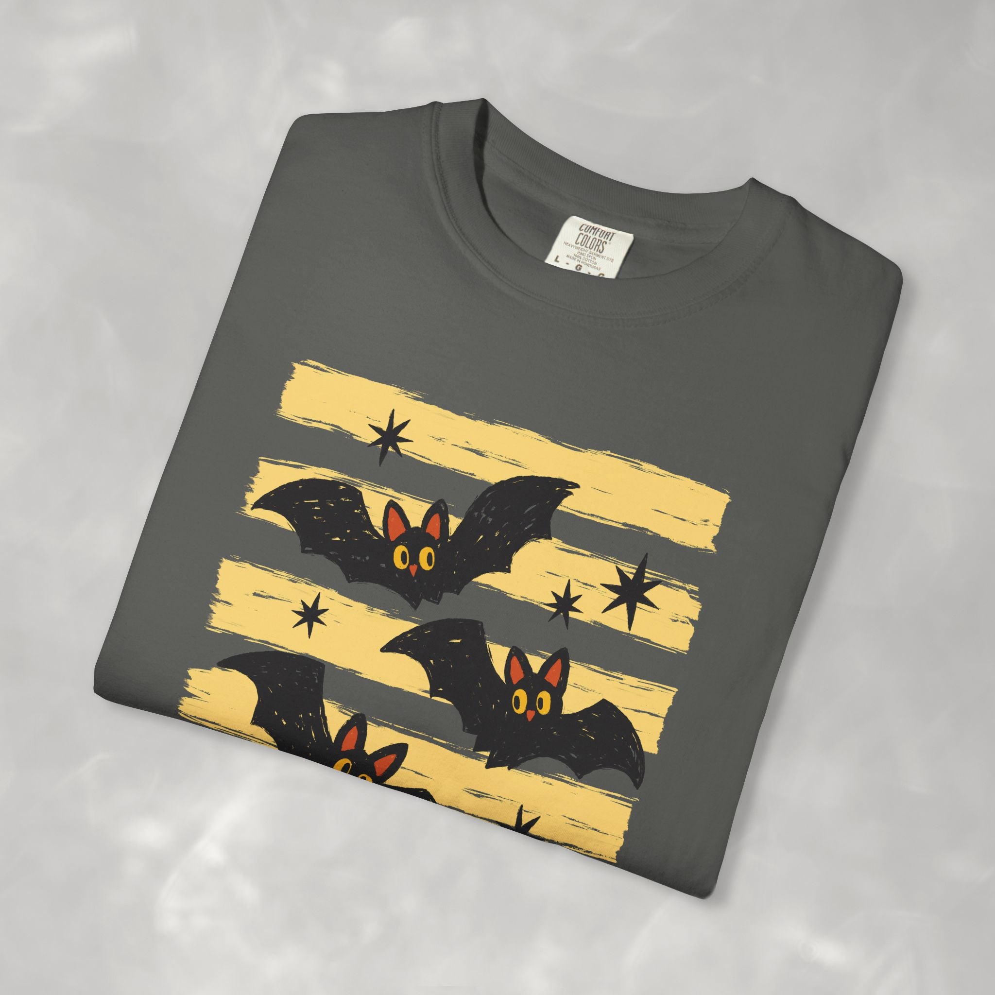 Cute Halloween Bats, Unisex Comfort Colors Tee