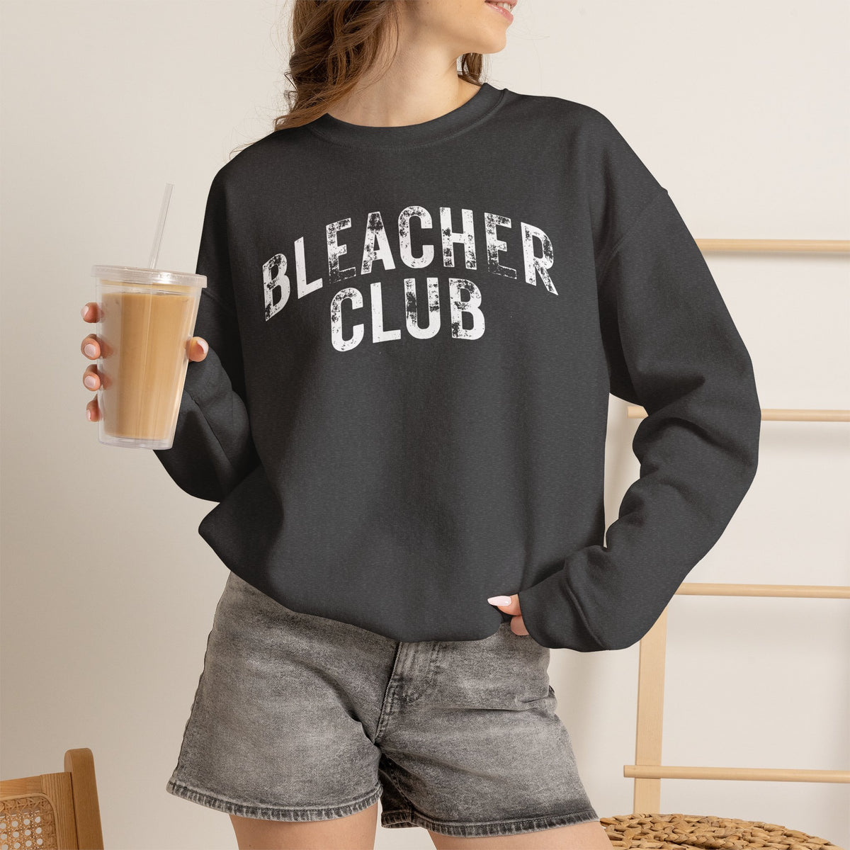 Bleacher Club, Funny Unisex Heavy Blend™ Crewneck Sweatshirt for Sports Parents, Family