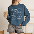Autumn Vibes Gildan Unisex Heavy Blend™ Crewneck Sweatshirt for Fall, Thanksgiving, Festive