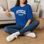 Physical Therapy, Therapist Varsity Style Gildan Unisex Softstyle T-Shirt