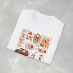 Hello Fall Cute Autumn Collage Gildan Unisex Softstyle T-Shirt