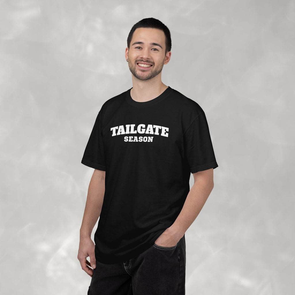 Tailgate Season, Football Game Day Unisex Comfort Colors Tee for Men and Women