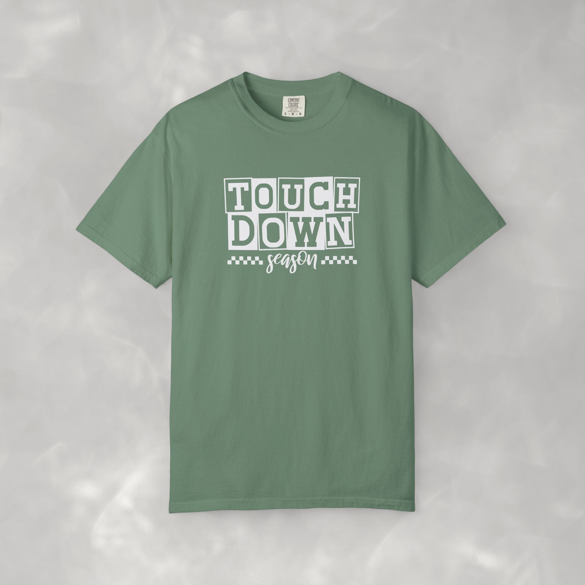 Touchdown Season, Preppy Football Comfort Colors Tee