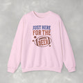 Funny Just Here for the Beer, Gildan Unisex Heavy Blend™ Crewneck Sweatshirt