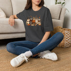 Retro Cats in Halloween Costumes Gildan Unisex Softstyle T-Shirt