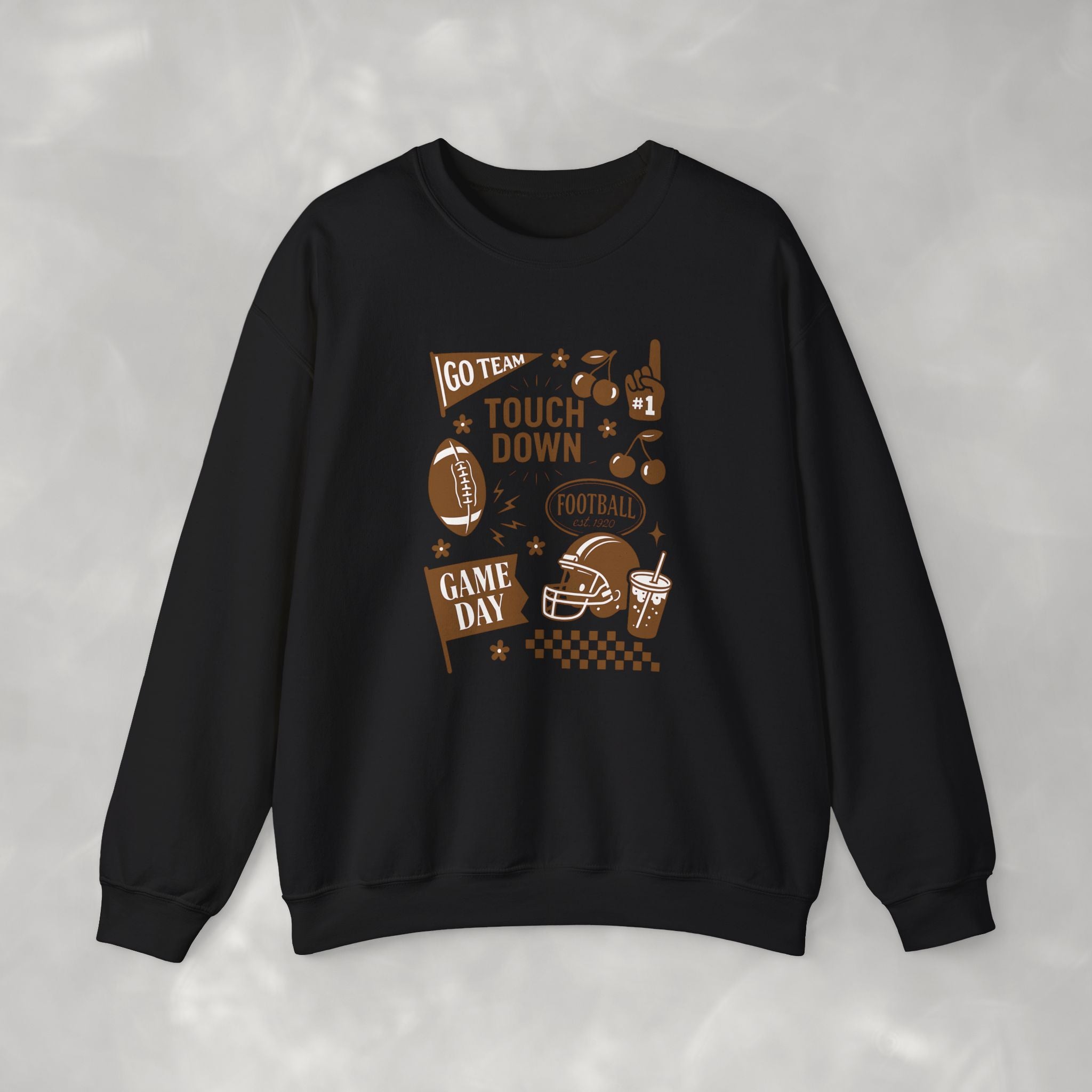 Football Preppy Game Day Gildan Unisex Heavy Blend™ Crewneck Sweatshirt