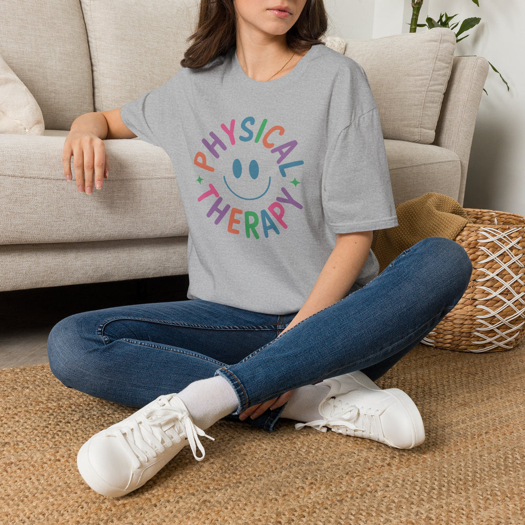 Physical Therapy, Cute Playful Smile, PT, PTA Gildan Unisex Softstyle T-Shirt
