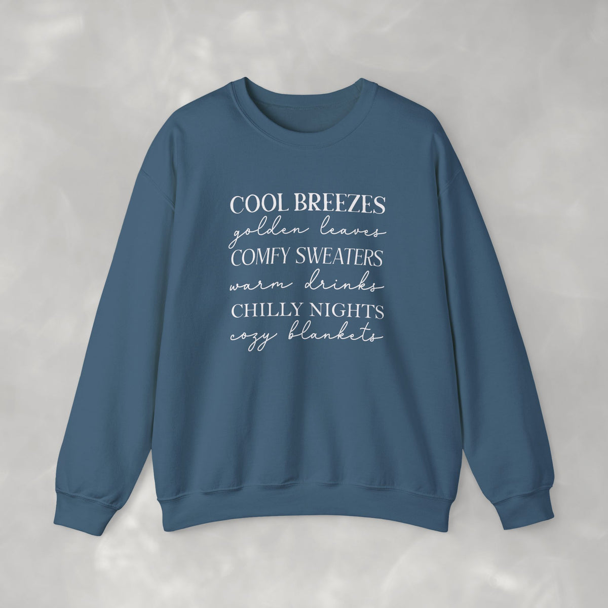 Autumn Vibes Gildan Unisex Heavy Blend™ Crewneck Sweatshirt for Fall, Thanksgiving, Festive