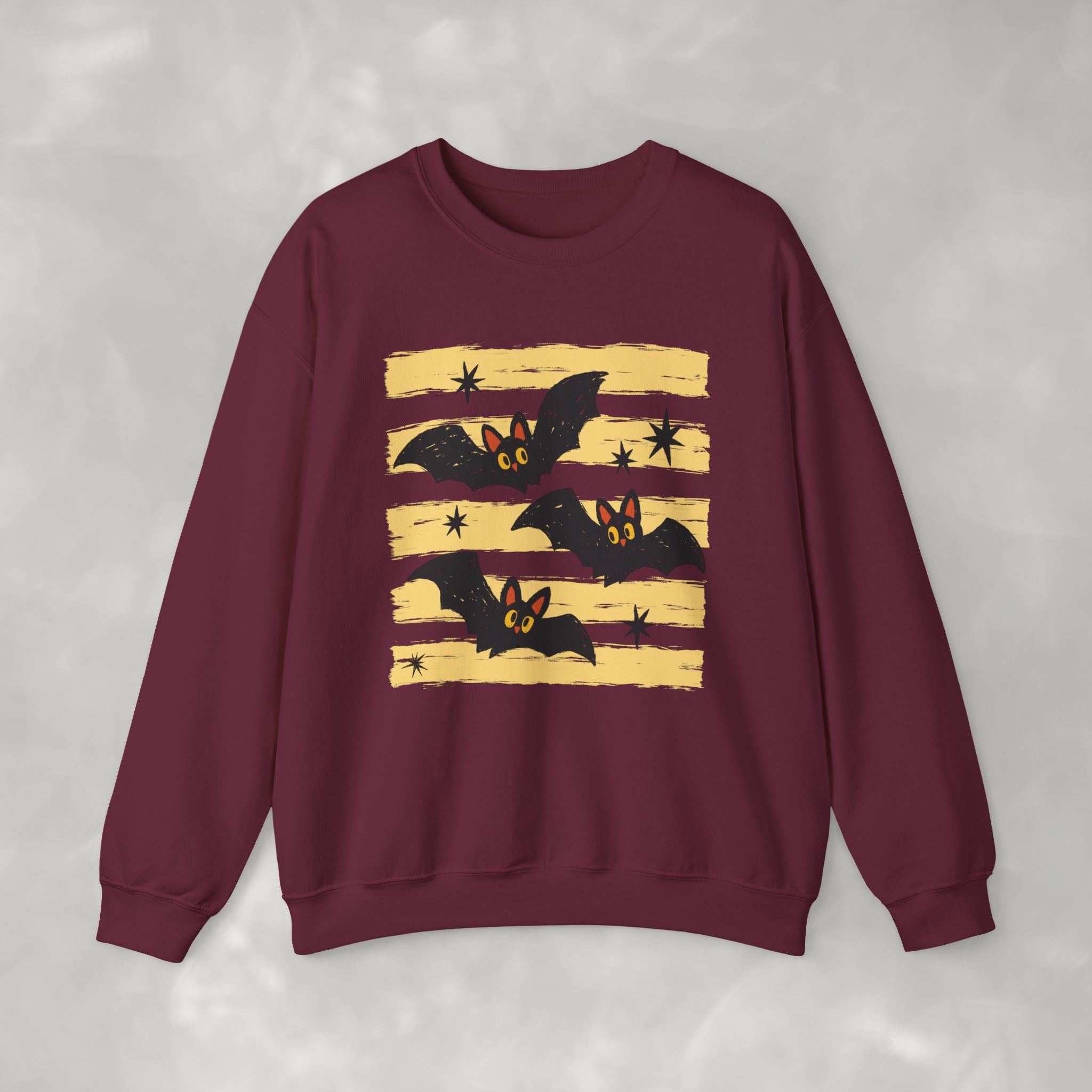 Cute Halloween Bats, Gildan Unisex Heavy Blend™ Crewneck Sweatshirt