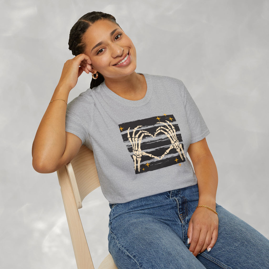 Spooky Skeleton Hands, Cute Halloween Gildan Unisex Softstyle T-Shirt