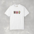 Cute Halloween Spooky Stamps with Cat, Jack-O-Lanter, Skeleton, Comfort Colors Tee