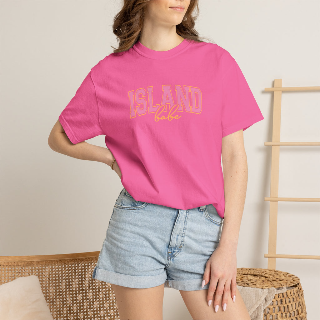 Island Babe, Cute Summer, Beach, Vacation Comfort Colors Tee
