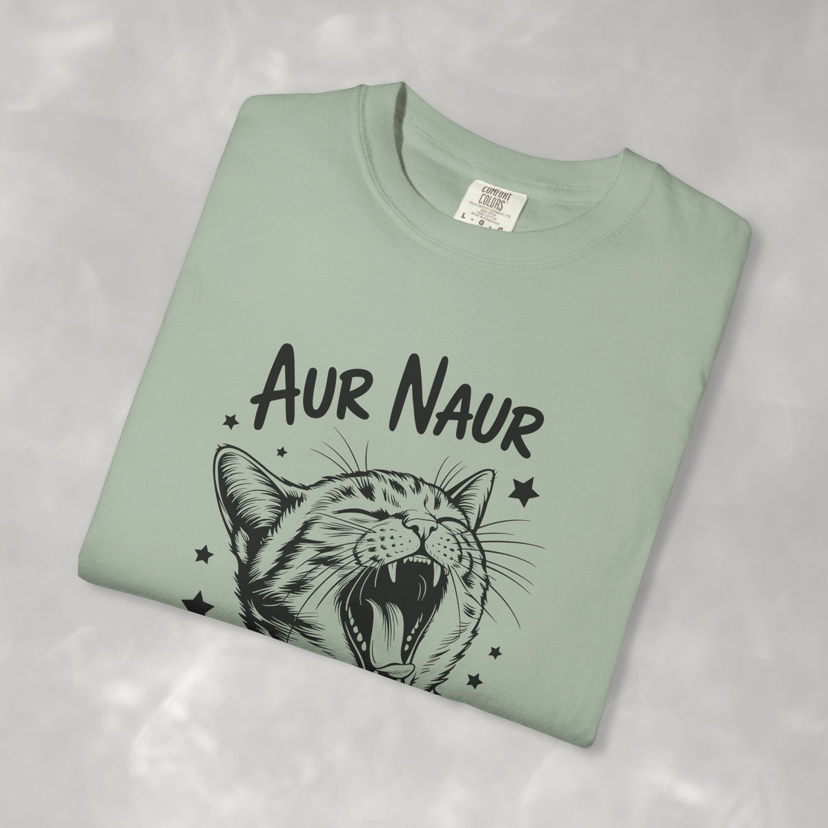 Aur Naur (Oh No) Funny Cat Lover Unisex Comfort Colors Tee