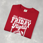 All American Friday Nights, See You at Kickoff, Football School Spirit Unisex Comfort Colors Tee