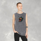 Short Fuse, Angler Fish Questionable Concepts Unisex Stonewash Tank Top