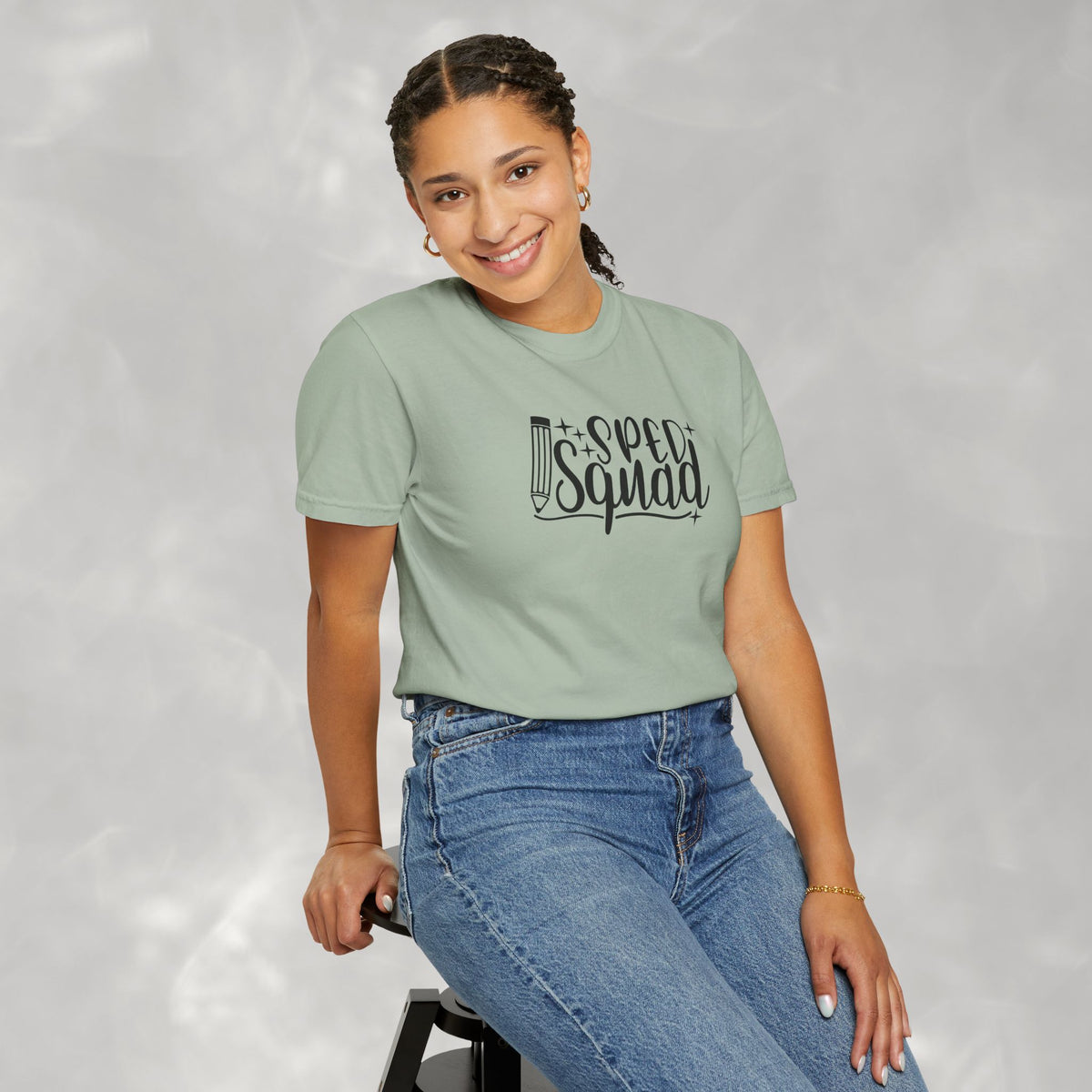 SPED Squad Comfort Colors Gildan Unisex Garment-Dyed T-shirt for Educators, Teachers, Paraprofessionals