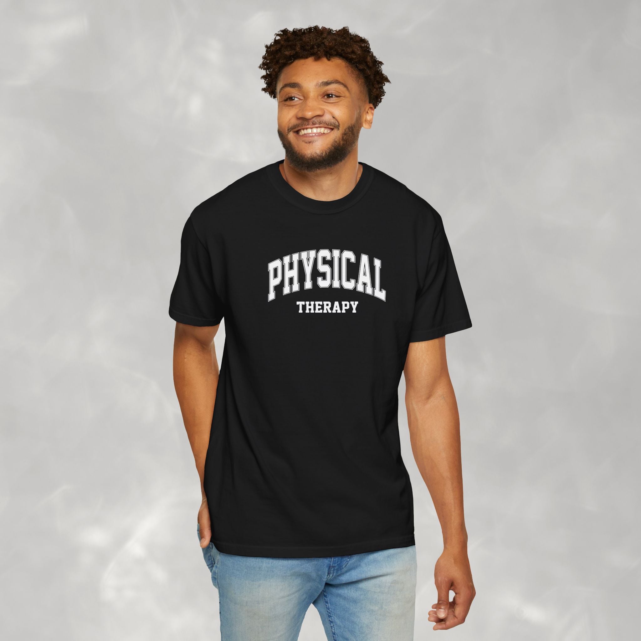 Physical Therapy, Therapist Classic Varsity Style Comfort Colors Tee