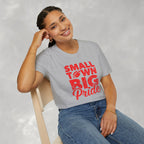 Small Town Big Pride, Football, School Spirit Gildan Unisex Softstyle T-Shirt