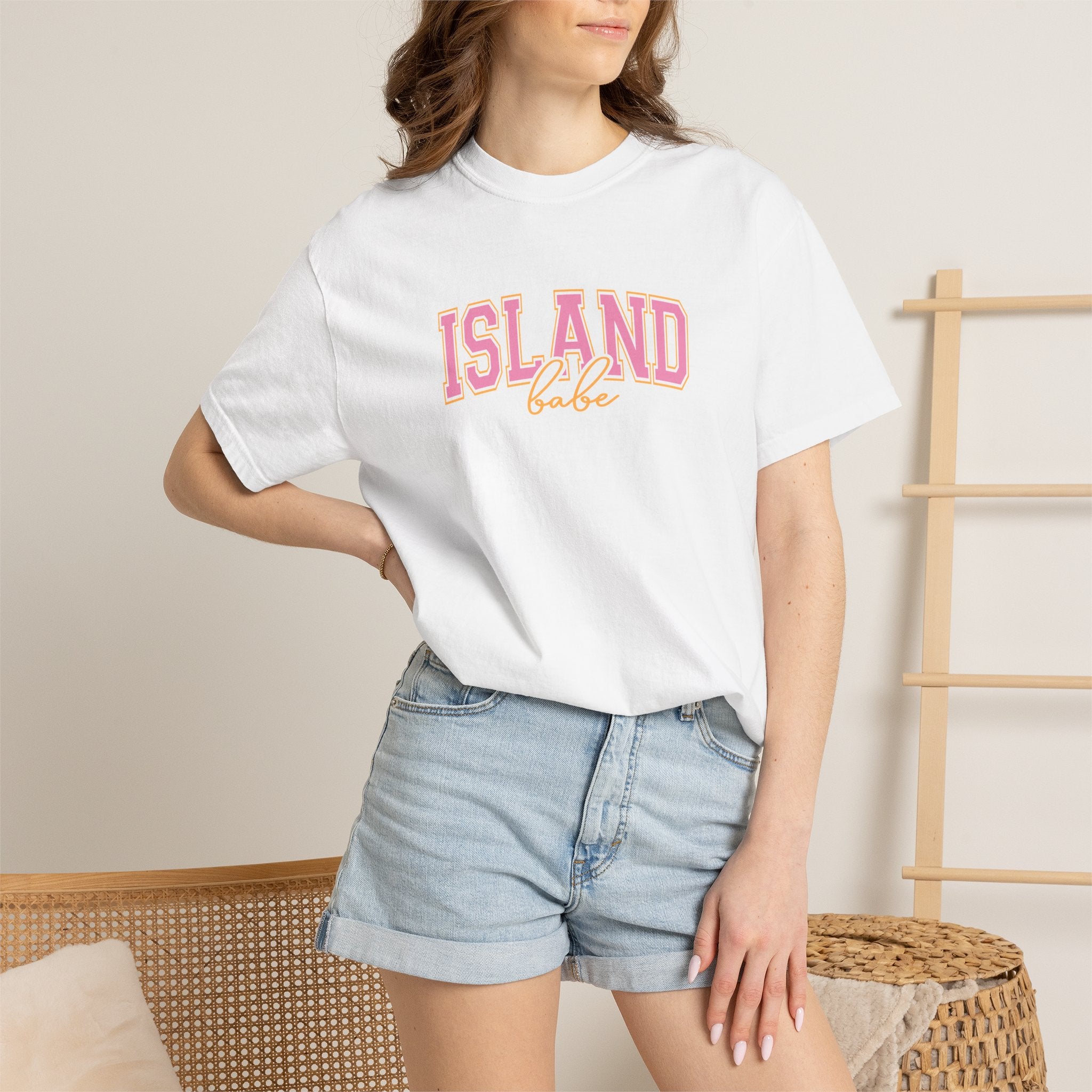 Island Babe, Cute Summer, Beach, Vacation Comfort Colors Tee