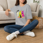Preppy, Girly, Cute Halloween Ghosts with Cats, Gildan Unisex Softstyle T-Shirt