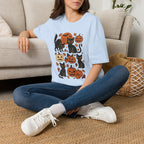 Spooky Black Cats and Jack-O-Lanterns, Gildan Unisex Softstyle T-Shirt