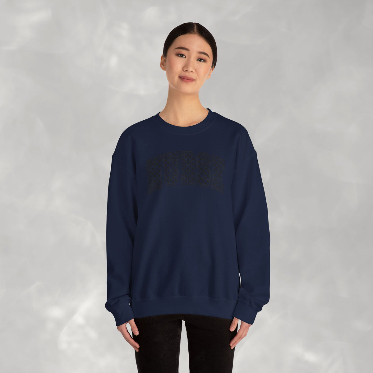 Nurse Checkered Gildan Unisex Heavy Blend™ Crewneck Sweatshirt for RN, LPN, GN, Nursing Students