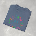 Occupational Therapy, Cute Playful Smile, OT, COTA Unisex Softstyle T-Shirt