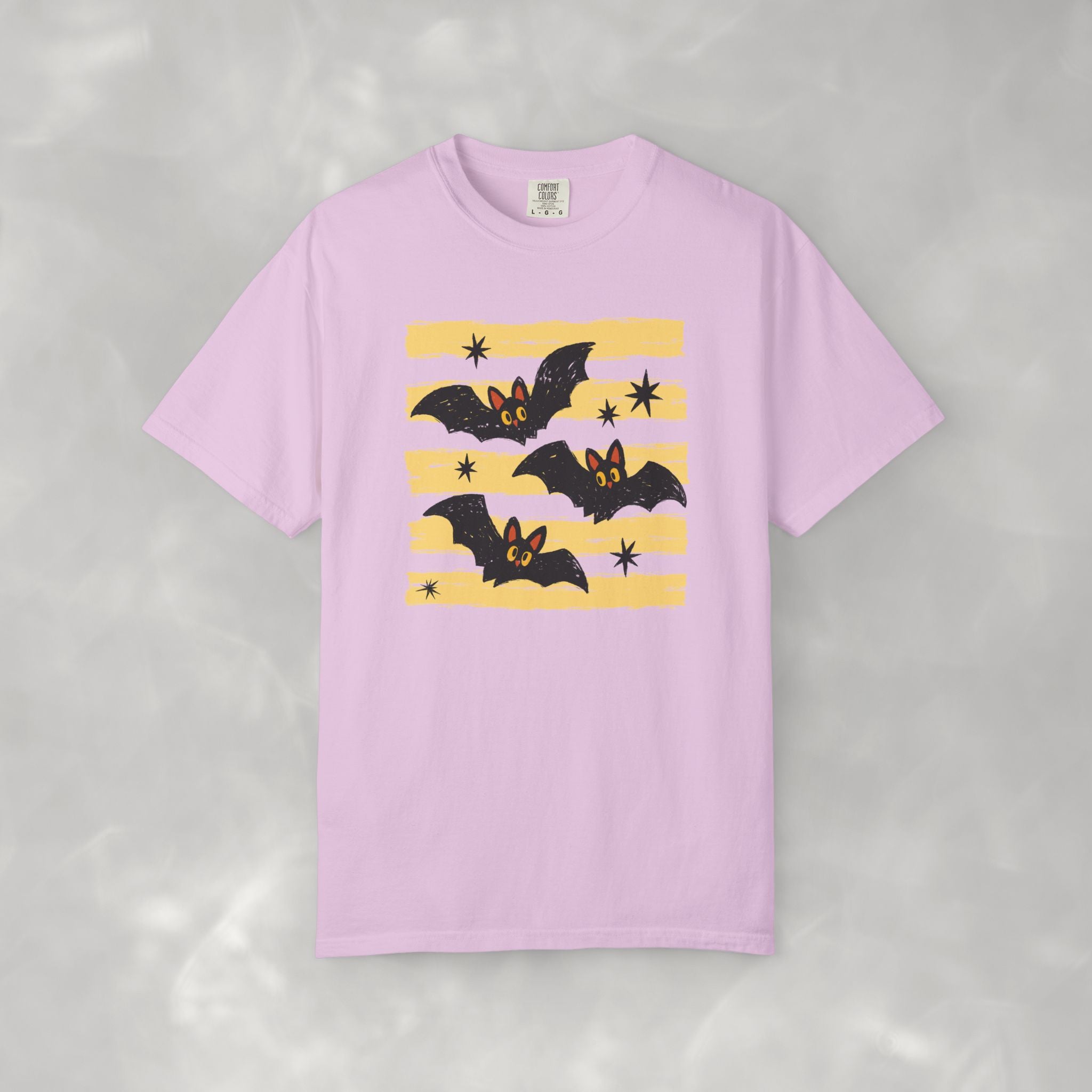 Cute Halloween Bats, Unisex Comfort Colors Tee