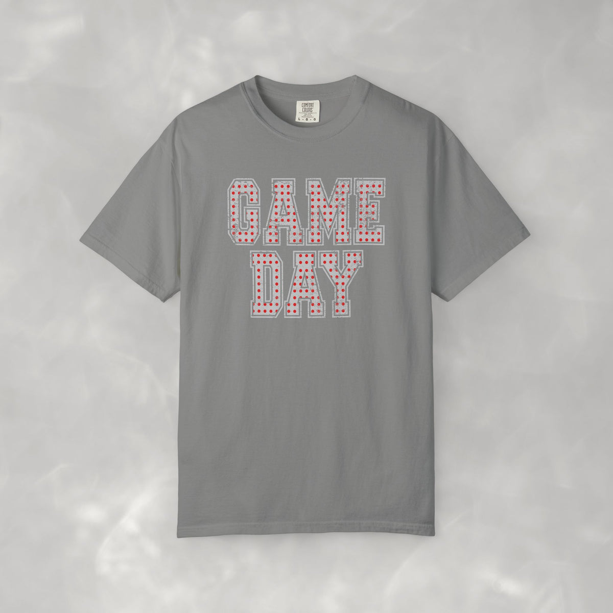 Cute Game Day, Preppy Polka Dot Comfort Colors Tee