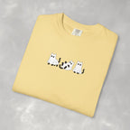 Cute Black Cat Ghosts, Haunted Kitties Halloween Comfort Colors Tee