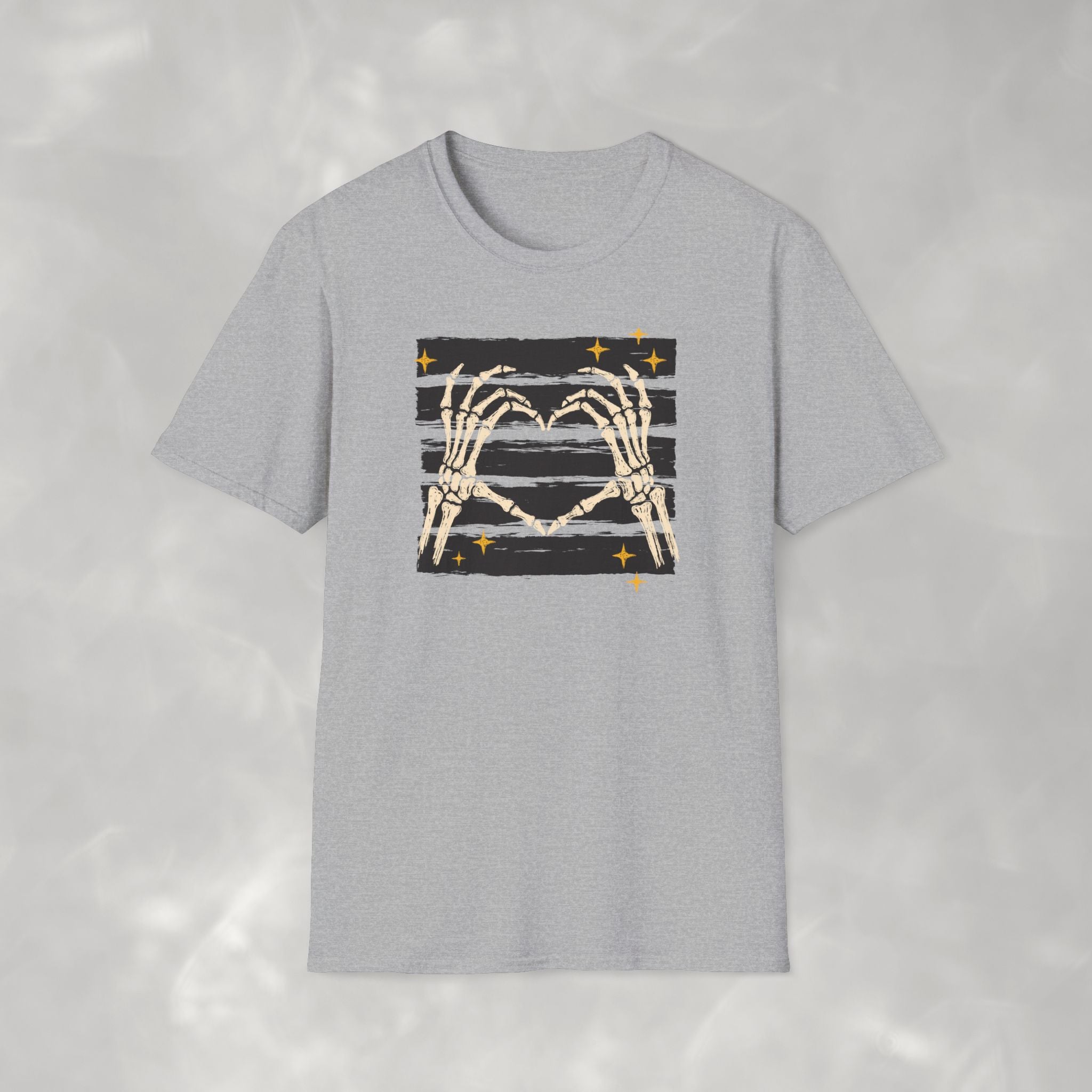 Spooky Skeleton Hands, Cute Halloween Gildan Unisex Softstyle T-Shirt