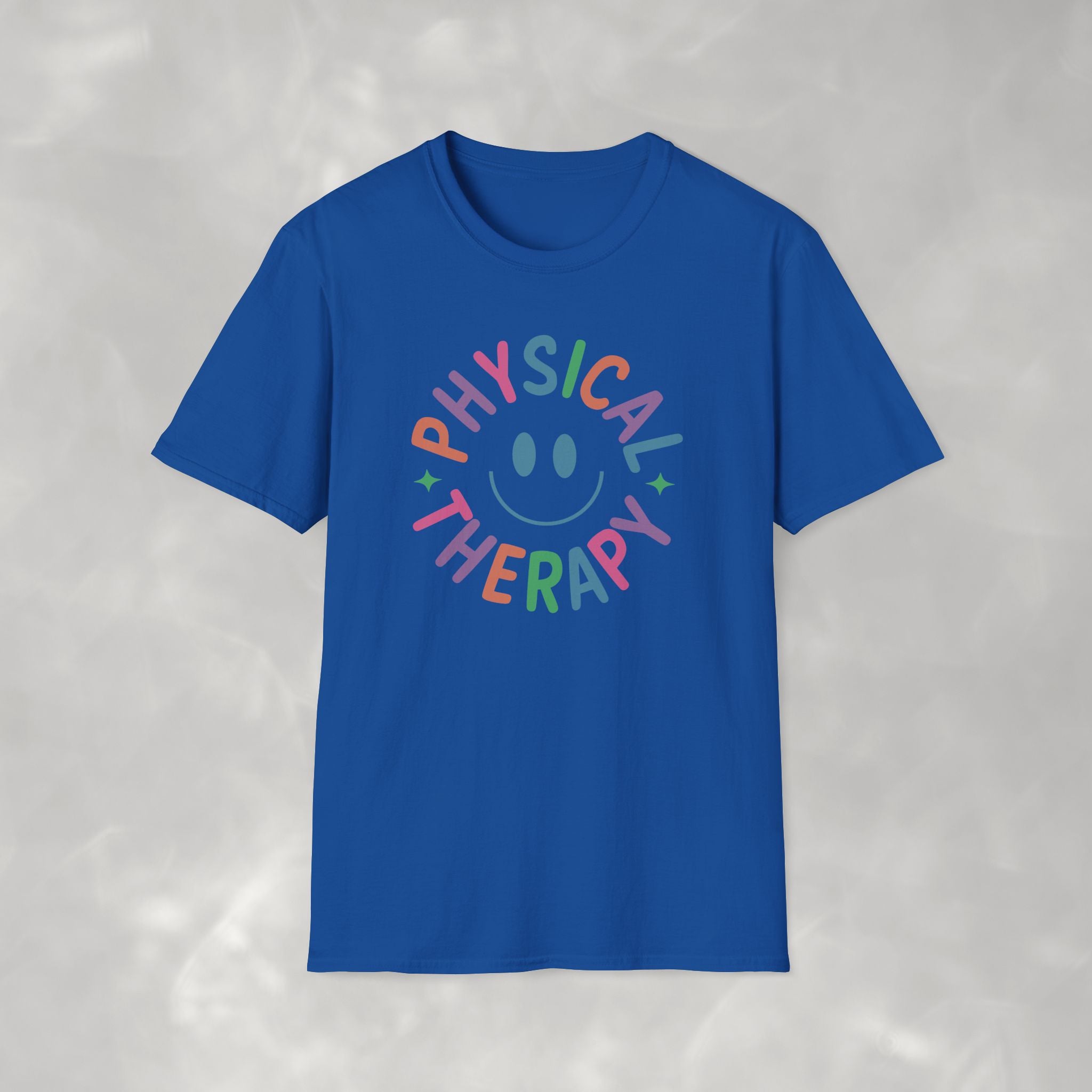 Physical Therapy, Cute Playful Smile, PT, PTA Gildan Unisex Softstyle T-Shirt