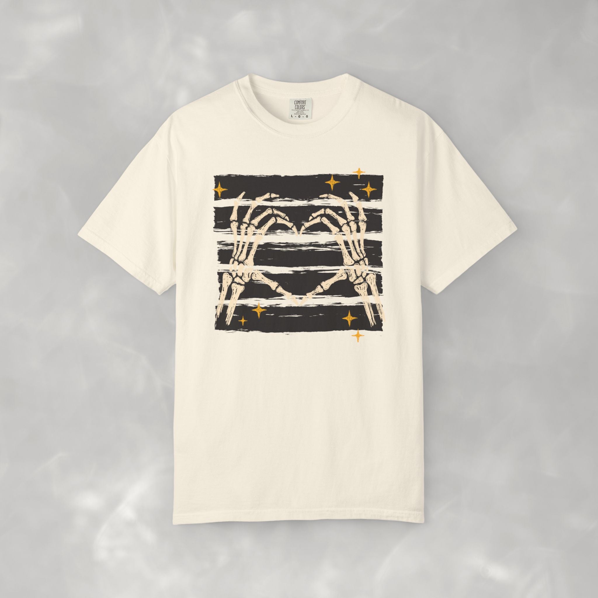 Spooky Skeleton Hands, Cute Halloween Comfort Colors Tee