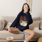 Autumn Harvest, White Pumpkin Retro Gildan Unisex Heavy Blend™ Crewneck Sweatshirt