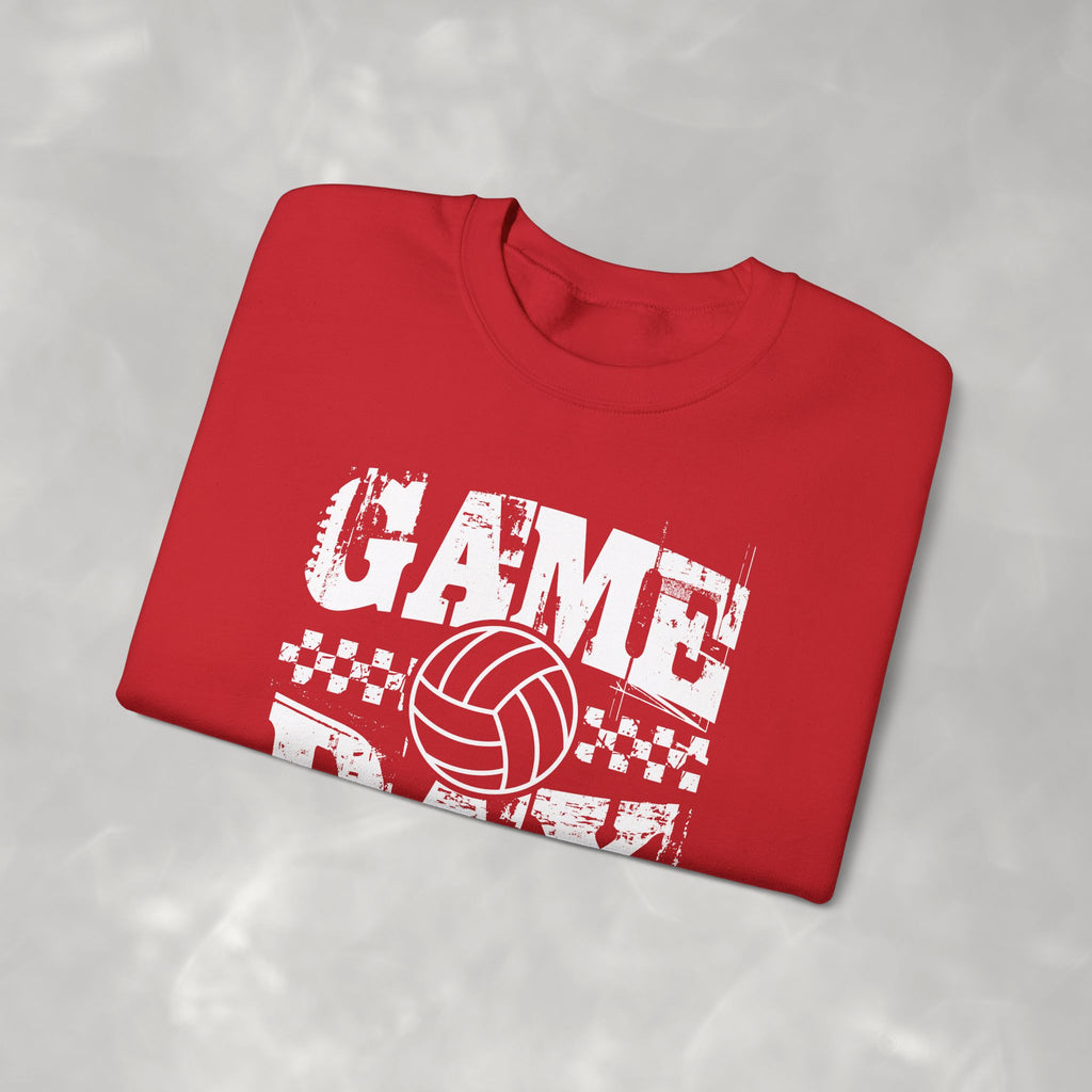 Retro Vintage Volleyball Game Day Gildan Unisex Heavy Blend™ Crewneck Sweatshirt