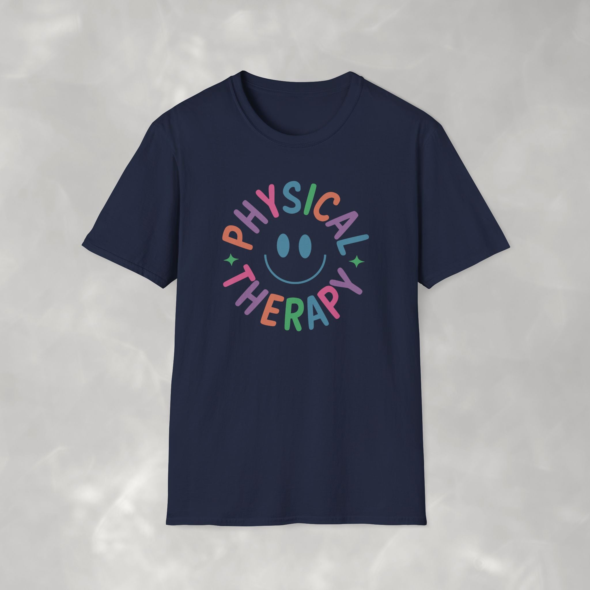 Physical Therapy, Cute Playful Smile, PT, PTA Gildan Unisex Softstyle T-Shirt